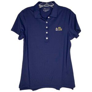 Peter Millar Performance Golf Shirt - ND Law - Navy - M